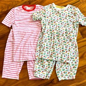 Mini Boden two pajama sets